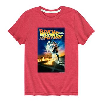 Boys 8-20 Back To The Future Movie Poster Tee