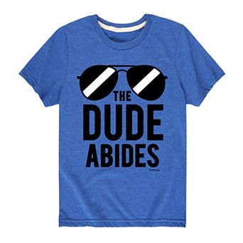 Boys 8-20 Big Lebowski The Dude Abides Tee