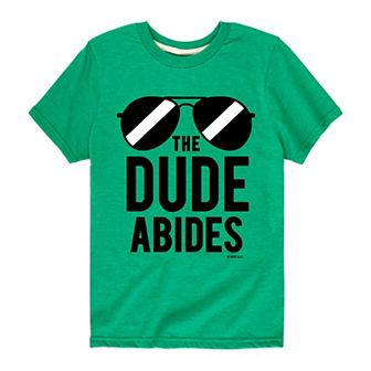 Boys 8-20 Big Lebowski The Dude Abides Tee
