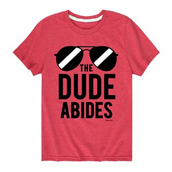 Boys 8-20 Big Lebowski The Dude Abides Tee