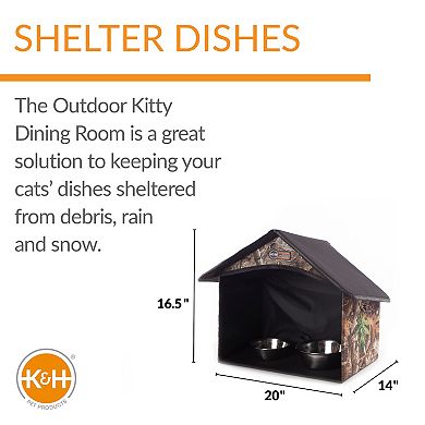 K&H Outdoor Kitty Dining Room
