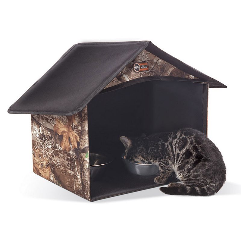 K&H Outdoor Kitty Dining Room, Multicolor