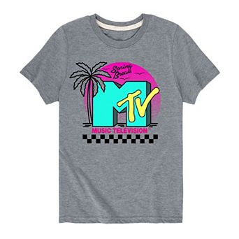 Boys 8-20 MTV Spring Break Beach Tee