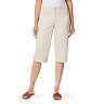 Petite Gloria Vanderbilt Kaia Button-Hem Skimmer Pants