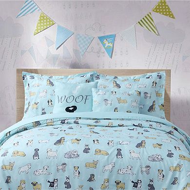 Puppies Comforter Set with Shams
