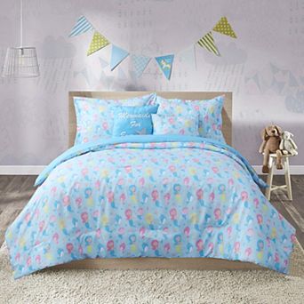 Mermaid Comforter Set with Shams