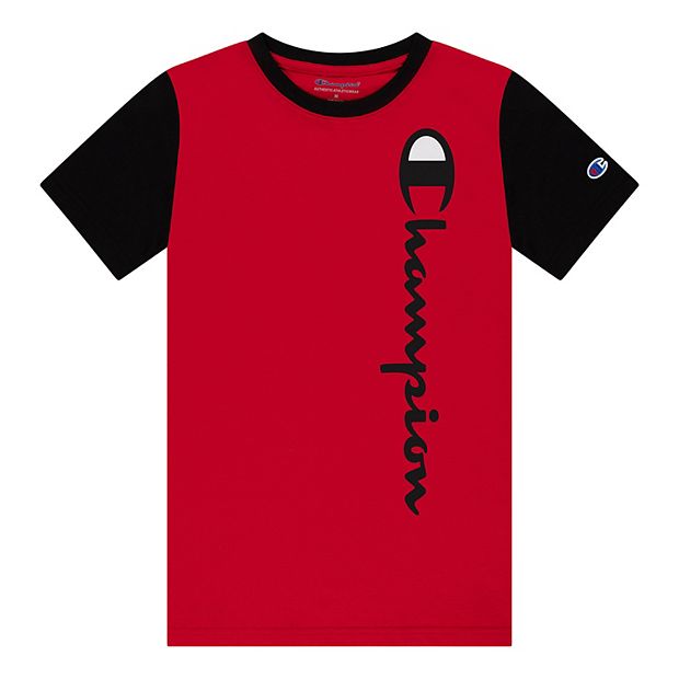 Champion colorblock hot sale t shirt