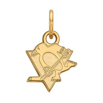 LogoArt 10k Gold Pittsburgh Penguins Mini Logo Pendant