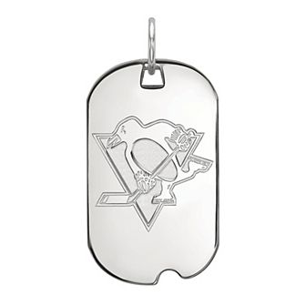 LogoArt 14k Gold Pittsburgh Penguins Small Dog Tag Pendant