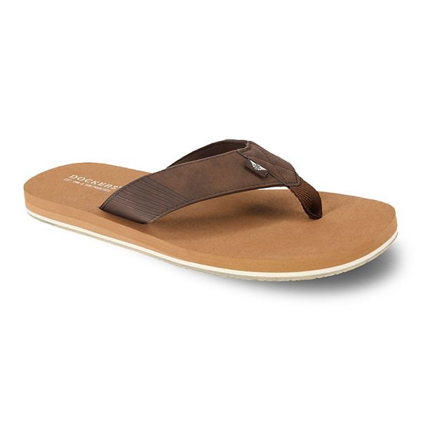 Dockers® 100 Mile Collection Etched Upper Men's Flip Flop Sandals