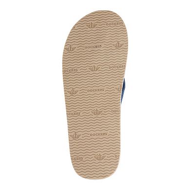 Dockers® Core Collection Men's Printed Stripe Flip Flop Sandals