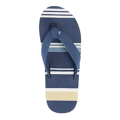 Dockers® Core Collection Men's Printed Stripe Flip Flop Sandals