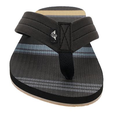 Dockers® Core Collection Men's Printed Stripe Flip Flop Sandals