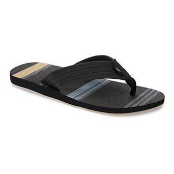 Dockers® Core Collection Men's Printed Stripe Flip Flop Sandals