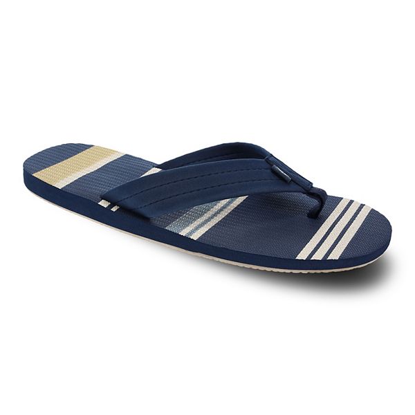 Mens Stripe Flip Flop