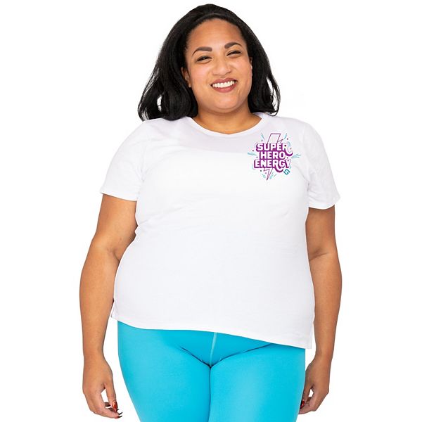 Women's Superfit Hero Super Hero Energy Short Sleeve Classic Crew Tee