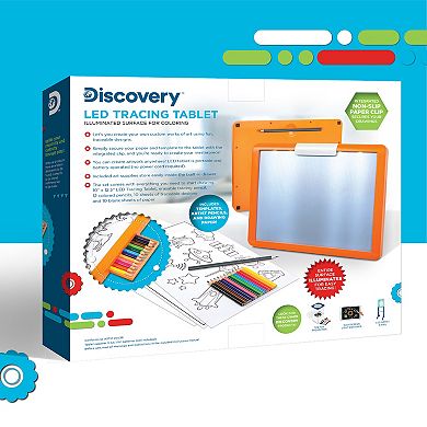 Discovery 34-Piece LED Illuminated Tracing Tablet Set