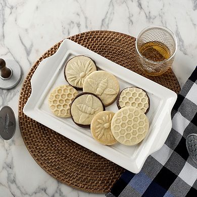 Nordic Ware 3-pc. Honeybee Cast Cookie Stamp Set