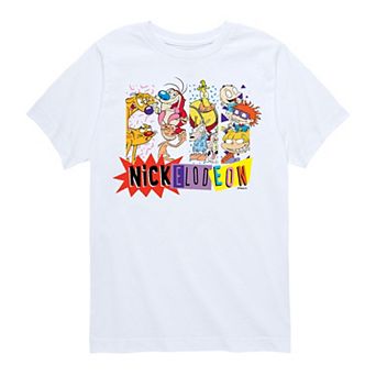 Boys 8-20 Nickelodeon All Stars "Nickelodeon" 90s Tee