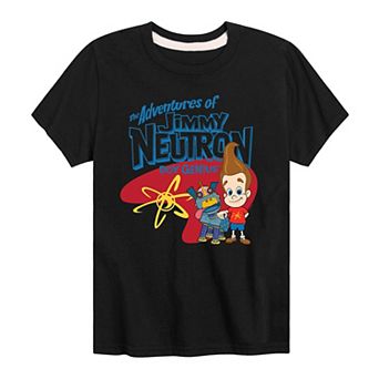 Boys 8-20 Nickelodeon Jimmy Neutron Logo Tee