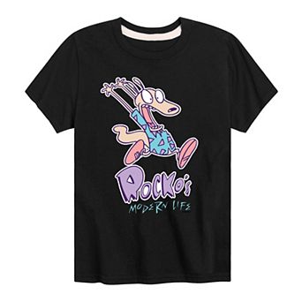 Boys 8-20 Nickelodeon Rocko's Modern Life Yelping Rocko Tee