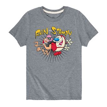 Boys 8-20 Nickelodeon Ren & Stimpy Bump Tee