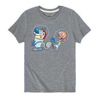 Boys 8-20 Nickelodeon Ren & Stimpy Space Fart Tee