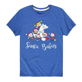 Boys 8-20 Nickelodeon Rugrats Christmas "Santa Babies" Tee