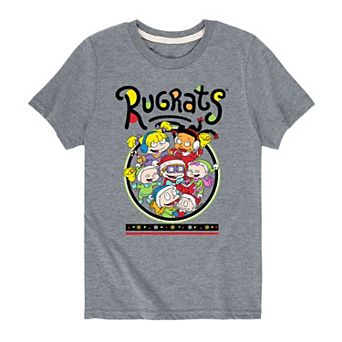 Boys 8-20 Nickelodeon Rugrats Holiday Circle Tee