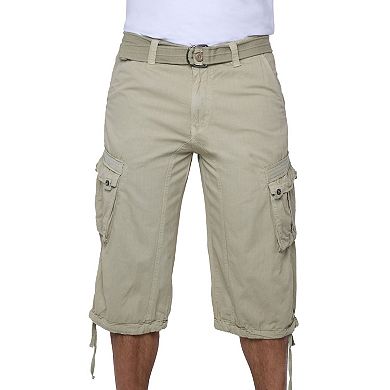 Big & Tall Xray Belted Capri Cargo Shorts