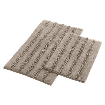 Modern Threads 2-Pack Chenille Bath Mat
