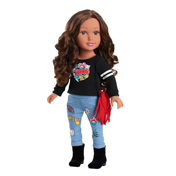 Journey Girls Girls 18 inch Doll - Dana with Vest - Girls 18 inch