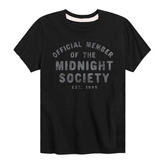 Boys 8-20 Nickelodeon Are You Afraid Of The Dark Midnight Society Member Tee