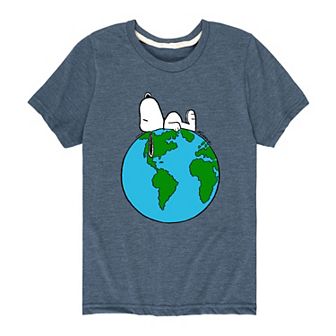 Boys 8-20 Peanuts Snoopy On Top Of The World Tee