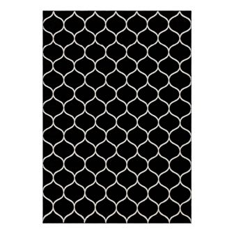 Unique Loom Rounded Trellis Frieze Rug