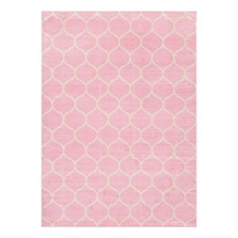 Unique Loom Rounded Trellis Frieze Rug