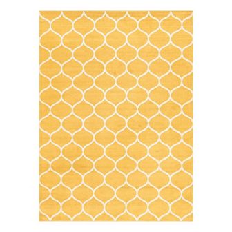 Unique Loom Rounded Trellis Frieze Rug
