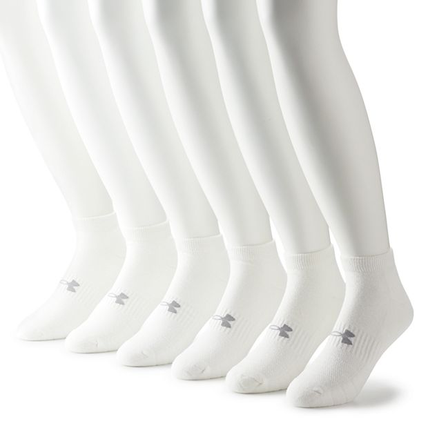 Men's Big & Tall Under Armour 6-Pack Training Cotton Low-Cut Socks