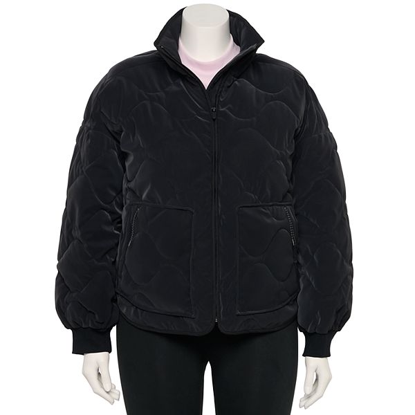 Plus Size FLX Velvet Packable Jacket