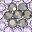 Silver Tone Purple