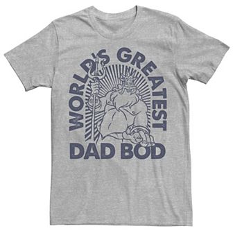 Disney's The Little Mermaid King Triton Men's World's Greatest Dad Tee