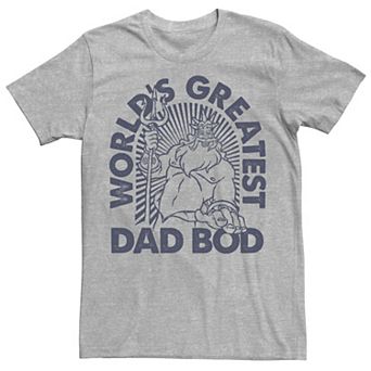 Disney's The Little Mermaid King Triton Men's World's Greatest Dad Tee