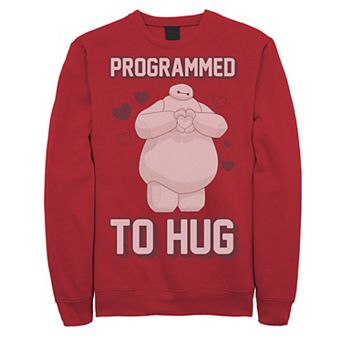 Disney's Big Hero 6 Baymax Heart Programmed To Hug Men's Sweatshirt