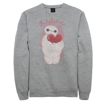 Disney's Big Hero 6 Baymax Men's Heart Portrait Sweatshirt