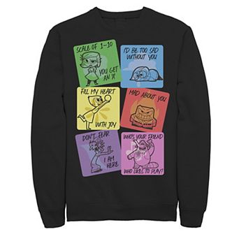 Disney / Pixar's Inside Out Men's Valentine's Cards Sweatshirt