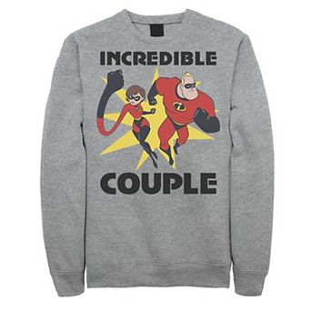 Disney / Pixar's The Incredibles 2 Men's Incredible Couple Duo Portrait Sweatshirt