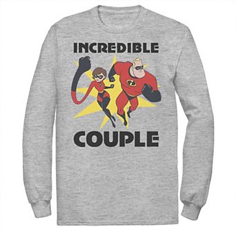 Disney / Pixar's The Incredibles 2 Men's Incredible Couple Duo Portrait Tee