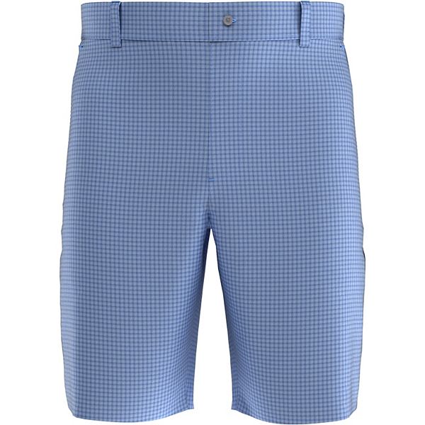 Men's Grand Slam Printed Check Golf Shorts