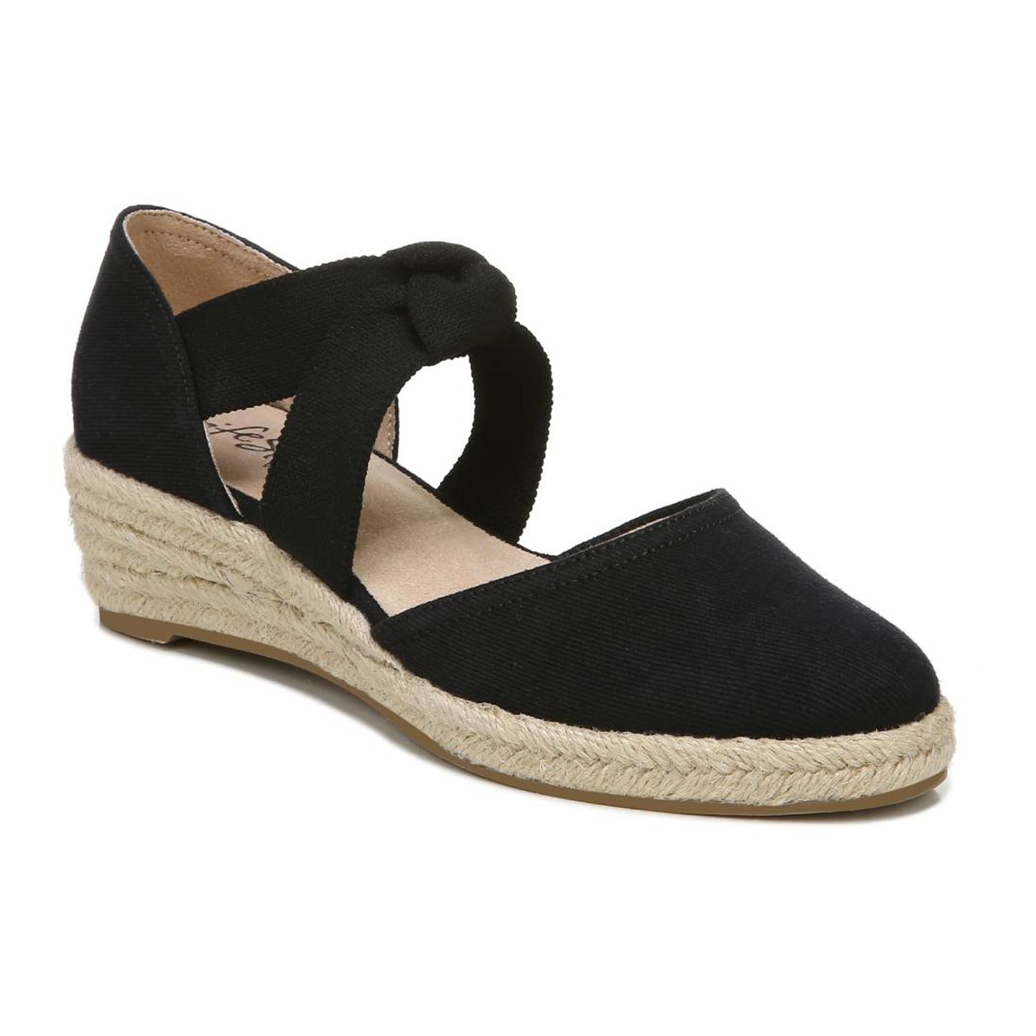 kohls black wedges