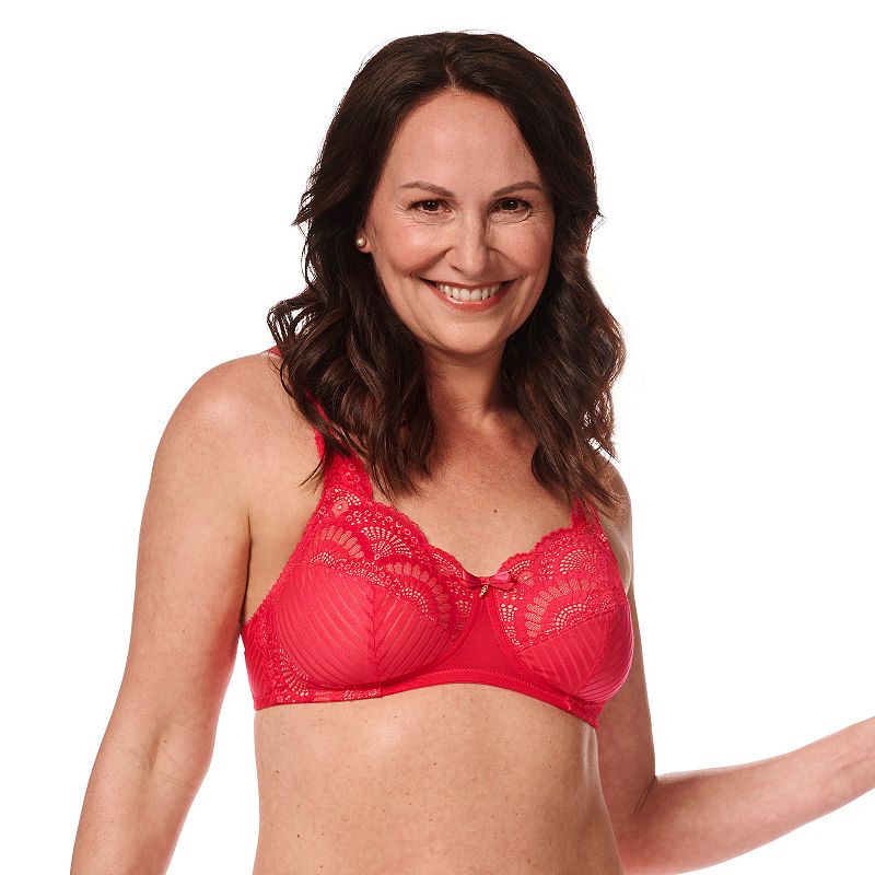 Amoena Mastectomy Bra: Karolina Wireless, Women's, Size: 38 Dd, Pink Sand